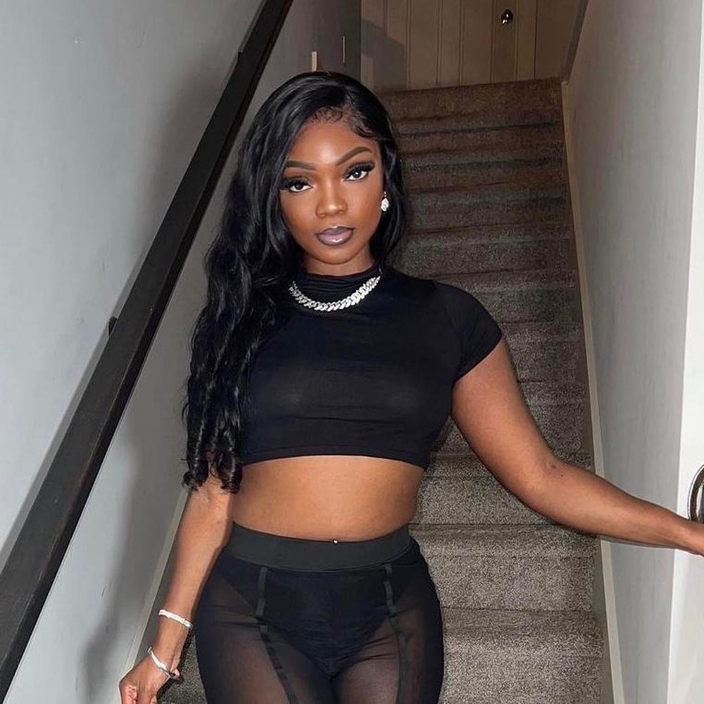 HD JET BLACK LACE FRONTAL WIG